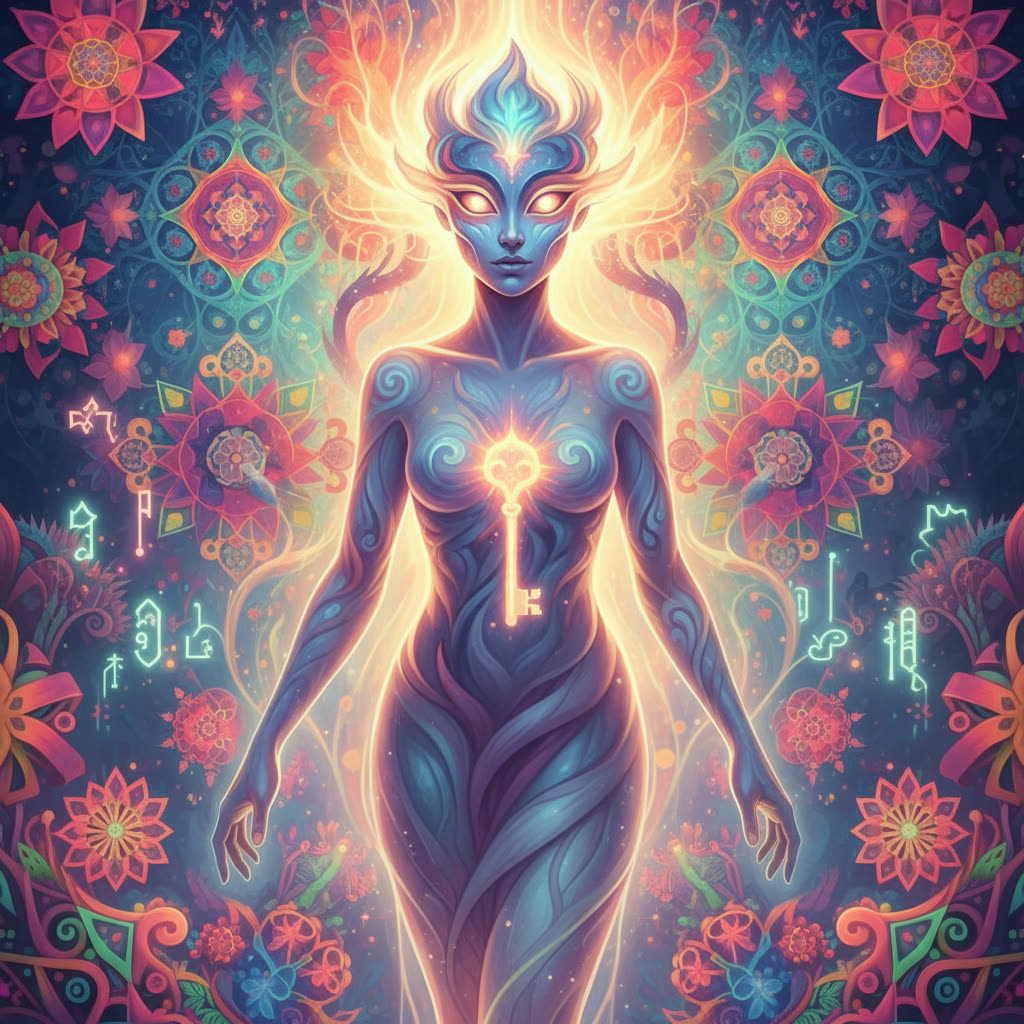 We combine cutting-edge AI with therapeutic principles - decorative illustration