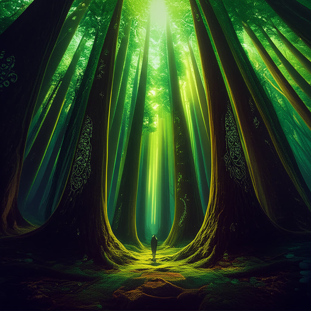 Our mission is to make inner wisdom accessible through AI - decorative illustration