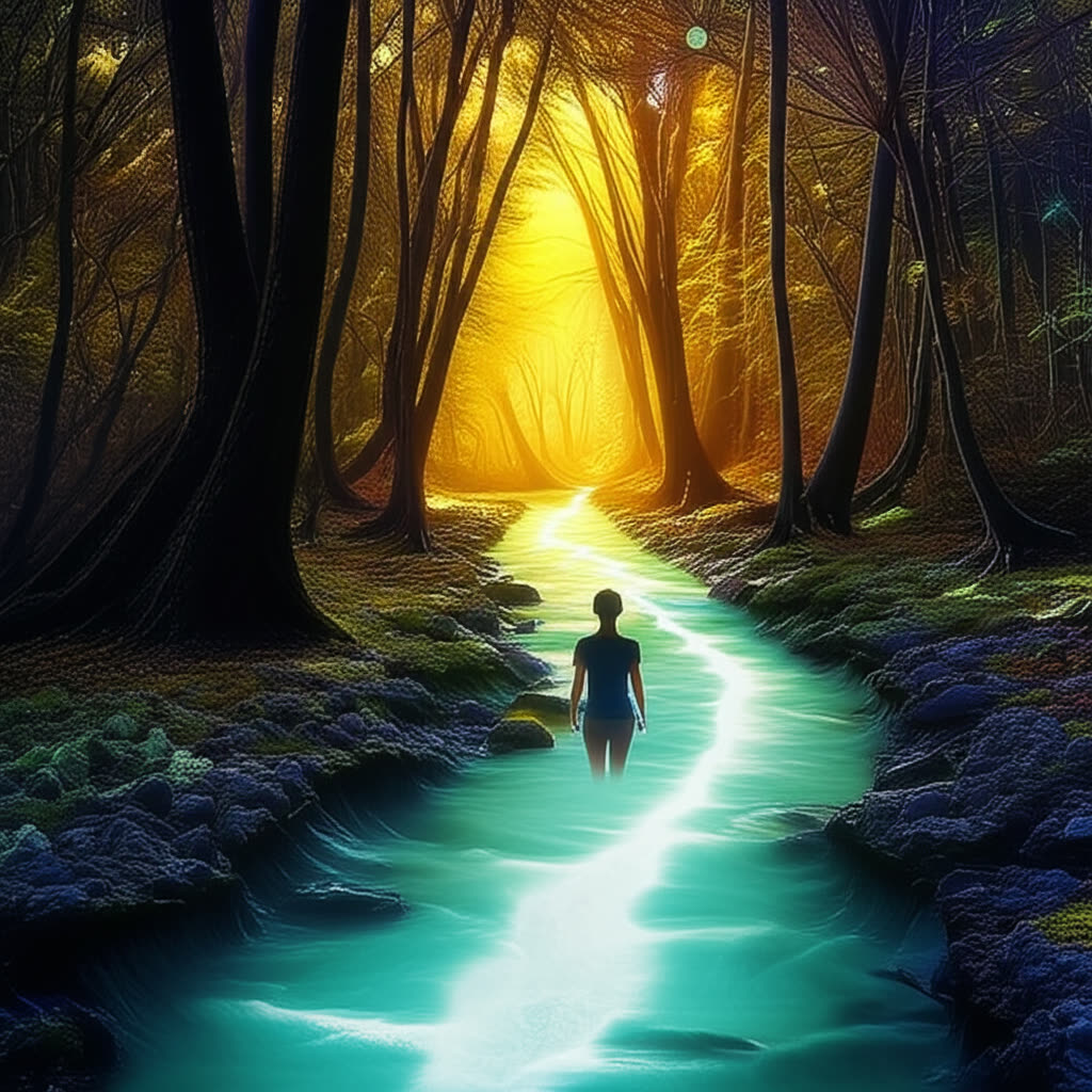 Make sense of your meditation visions - decorative illustration